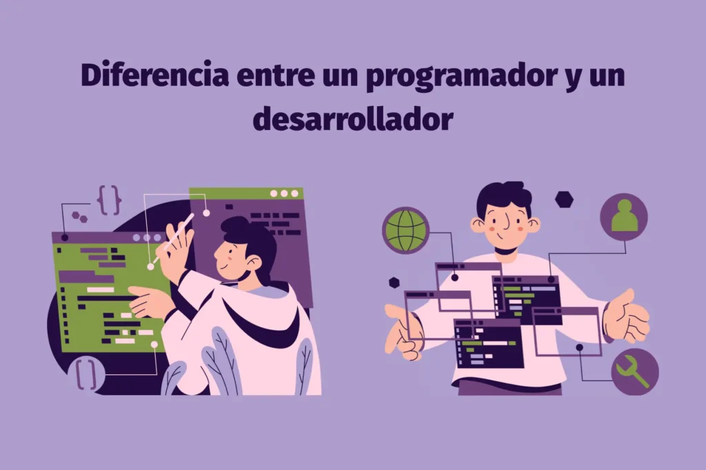 diferencia entre un programador y un desarrollador
