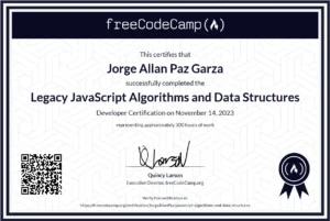 Certificado Javascript